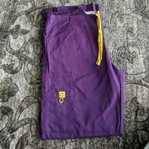 💜 WonderWink Plum Medium Scrub Pants!